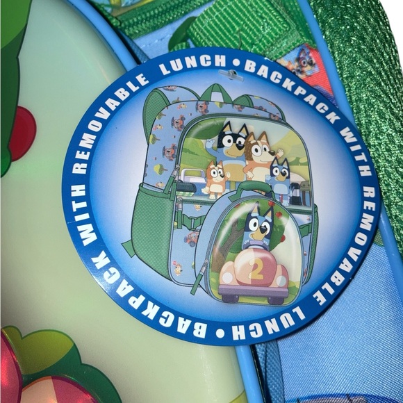 BBC Bluey Family Trip Backpack With Lunch Bag - Picture 8 of 10